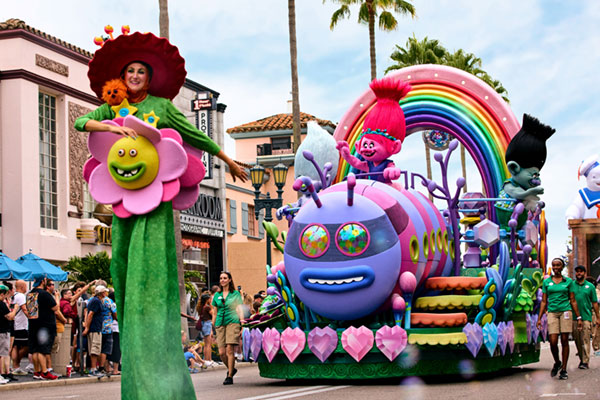 universal mega movie parade